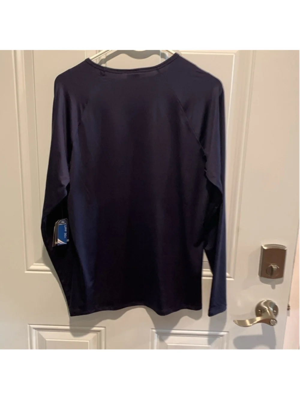 Nautica womens navy rash guard size l